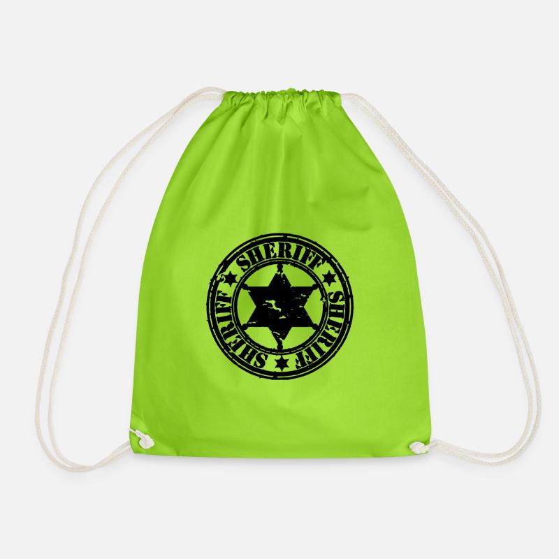SHERIFF STERN - Sac de sport léger - vert néon