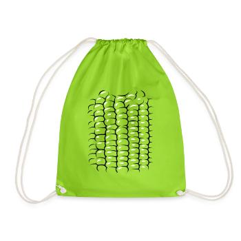 Costume de carnaval de maïs - Sac de sport léger - vert néon - Devant