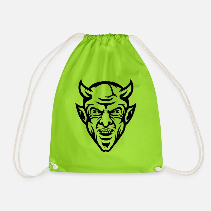 Devil 666 - Turnbeutel - Neongrün