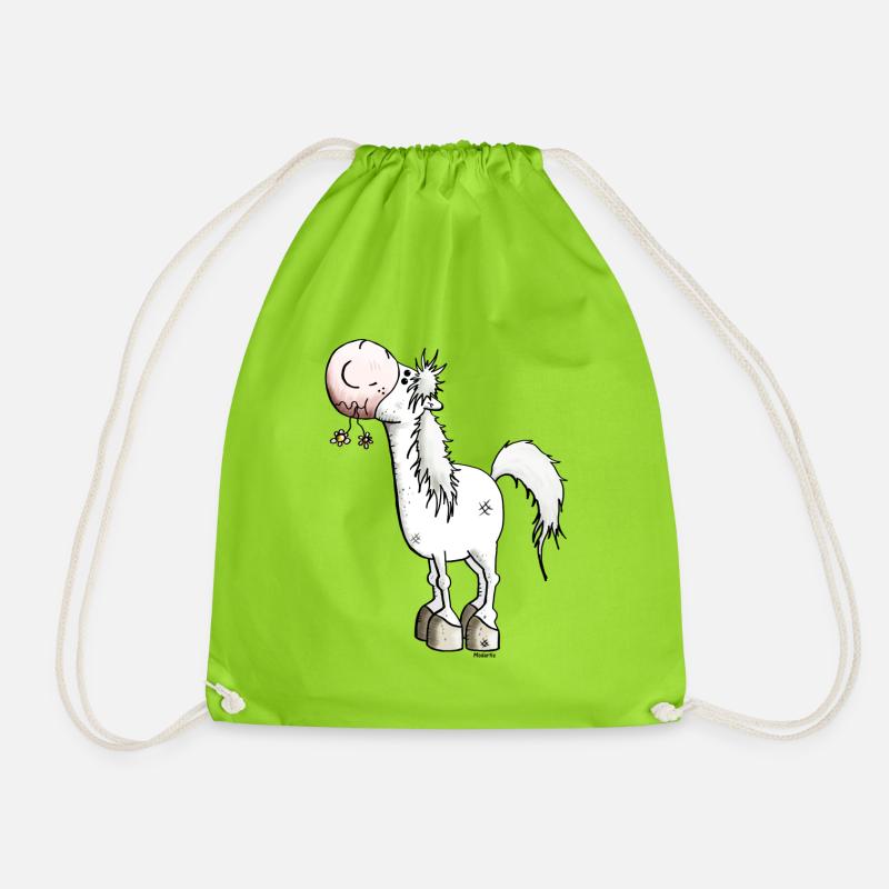 Cheval De Rêve - Chevaux - Poney - Sac de sport léger - vert néon