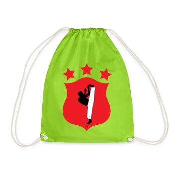 Capoeira - Fighting - Dance - Drawstring Bag - neon green - Front