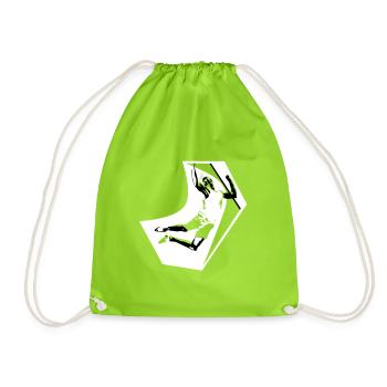 Grimpeur Font§Bleau - Sac de sport léger - vert néon - Devant