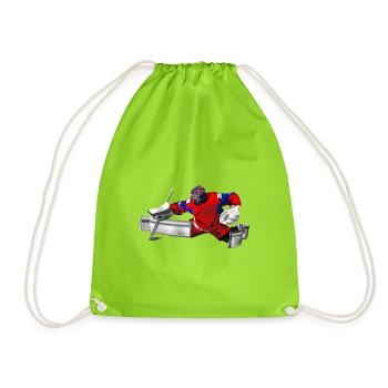 goalkeeper - Drawstring Bag - neon green - Front
