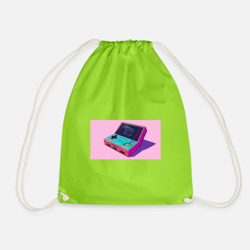 Fresh Console - Drawstring Bag - neon green
