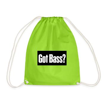 Hast du Bass? - Turnbeutel - Neongrün - Vorne