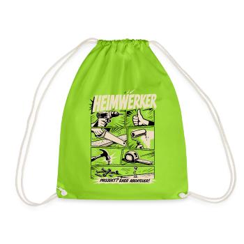 Projet d’amélioration de la maison plutôt qu’aventure - Sac de sport léger - vert néon - Devant