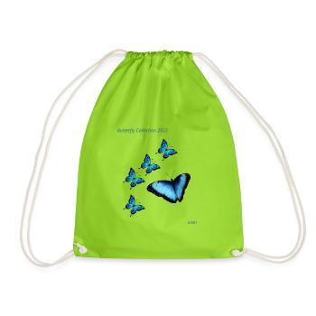 Butterfly Collection 2022 - Turnbeutel - Neongrün - Vorne