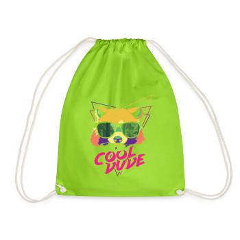 Cooler Typ - Turnbeutel - Neongrün - Vorne