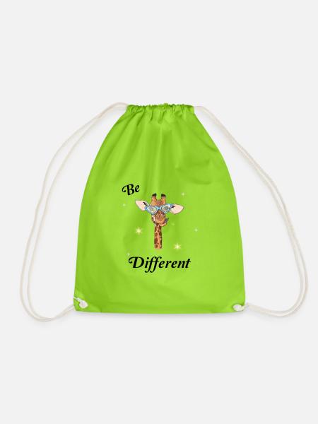 Be Different - Turnbeutel - Neongrün