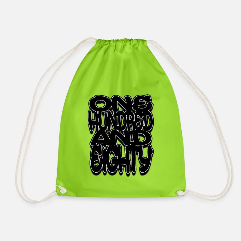 One Hundred And Eighty - Turnbeutel - Neongrün