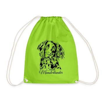 PETIT MUNSTERLANDER Wilsigns Hound Hunter chiens - Sac de sport léger - vert néon - Devant