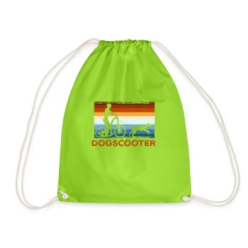 Dogscooter - Sac de sport léger - vert néon - Devant