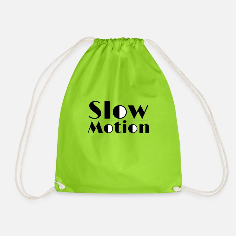 Slow Motion - Turnbeutel - Neongrün
