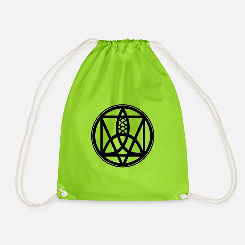 AEP All Elements Power - Drawstring Bag - neon green