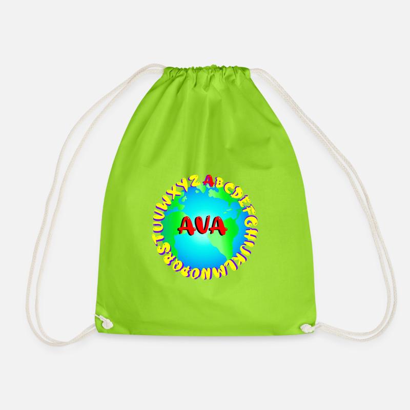 ABC AVA - Turnbeutel - Neongrün