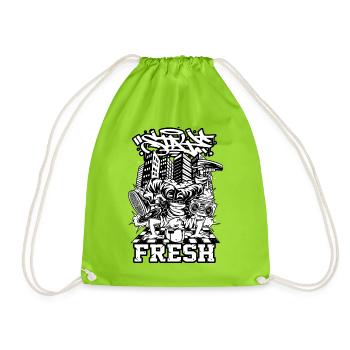 Breakdancing | B-Boy | Hip Hop - Drawstring Bag - neon green - Front