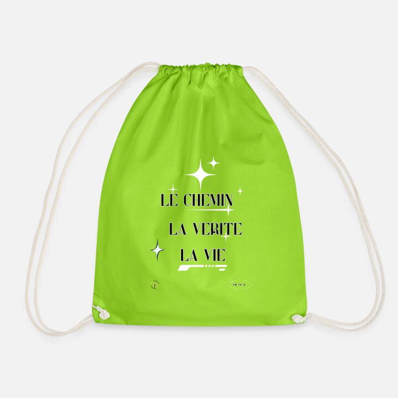 le chemin - Sac de sport léger - vert néon