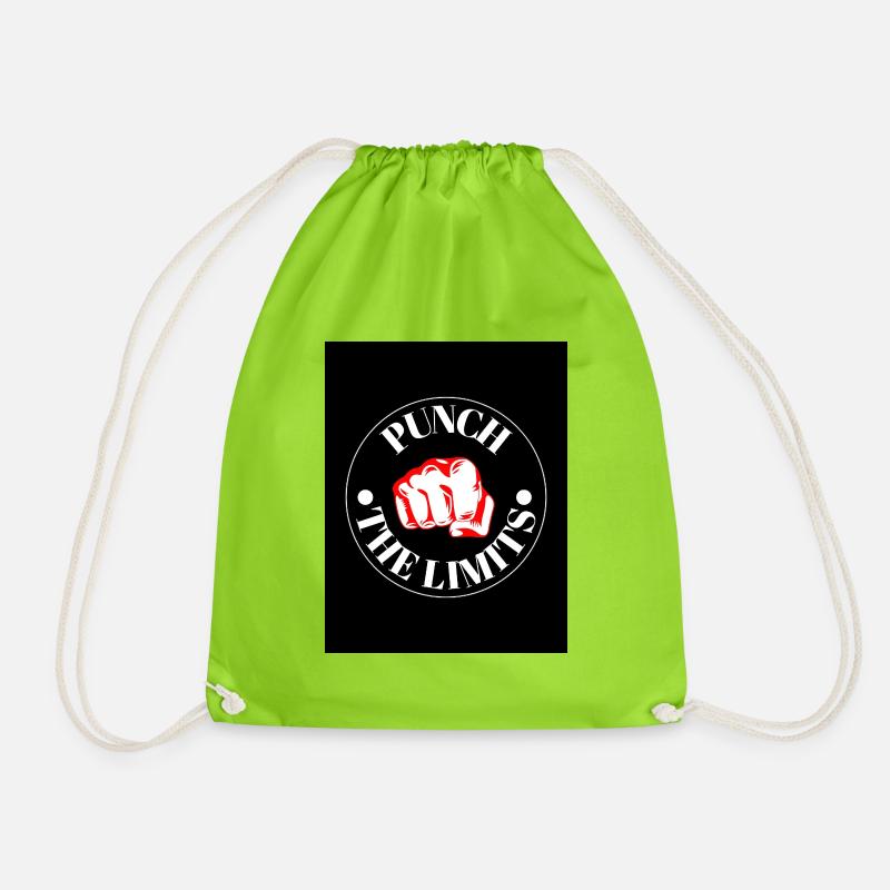 Punch the Limits Emblem - Turnbeutel - Neongrün