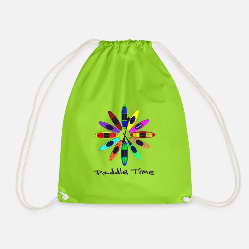 Clock Kayak 0005 - Turnbeutel - Neongrün