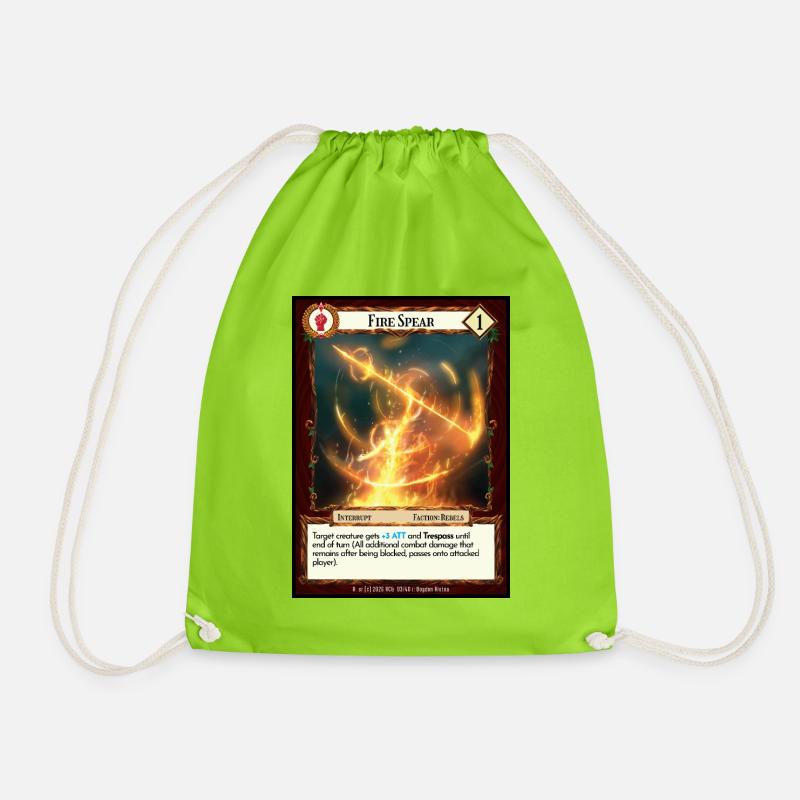Fire Spear - Turnbeutel - Neongrün