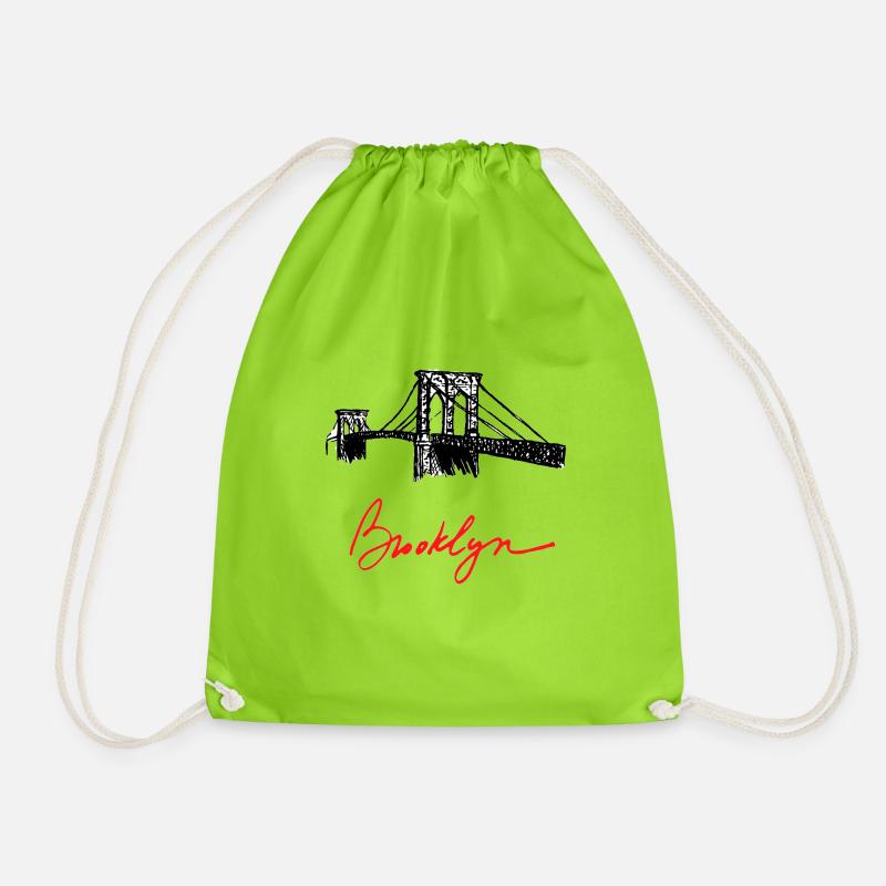 Brooklyn - Turnbeutel - Neongrün