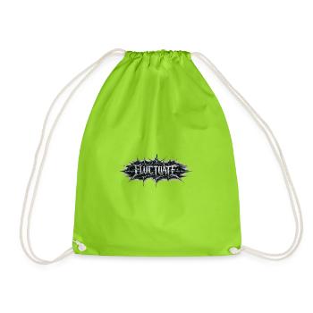 Fluctuate - Ravewear - Drawstring Bag - neon green - Front