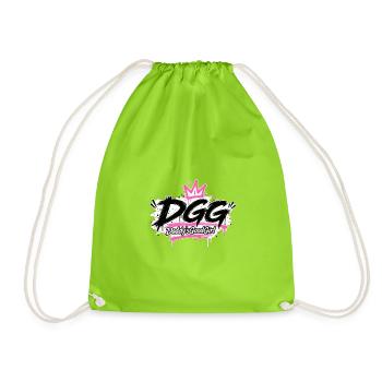 DGG – La bonne fille de papa - Sac de sport léger - vert néon - Devant