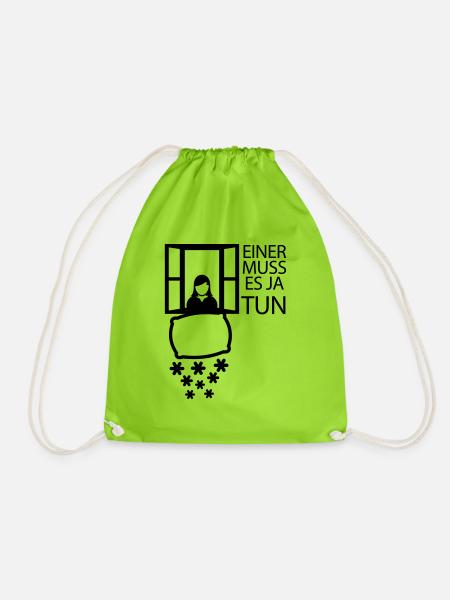 Frau Holle - Turnbeutel - Neongrün