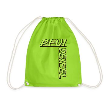 Pfui Deifel - Sac de sport léger - vert néon - Devant