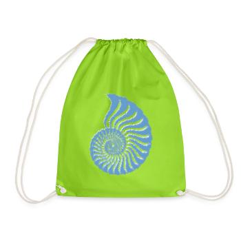 Nautilus (Fuzzy-Blue-Edition) - Sac de sport léger - vert néon - Devant