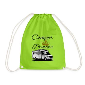 Camper Princesse-Camper Princesse - Sac de sport léger - vert néon - Devant