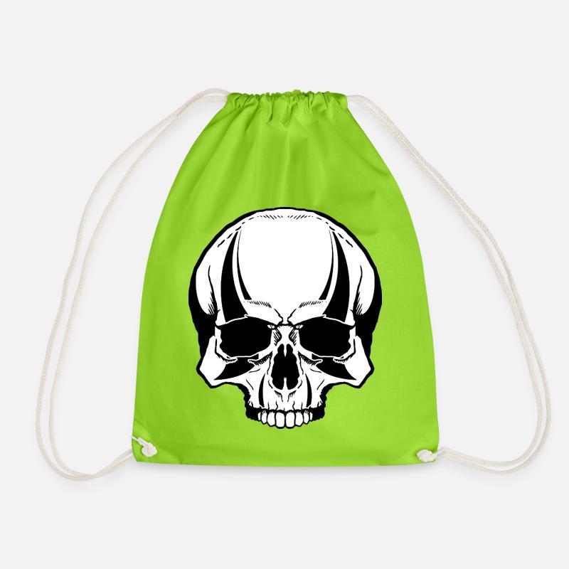 Jester's Death - Drawstring Bag - neon green