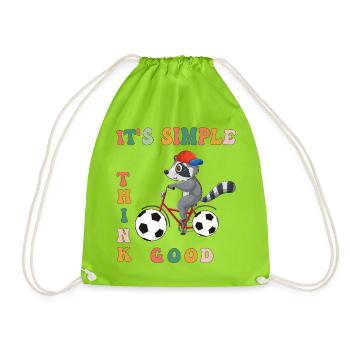Football Event - Drawstring Bag - neon green - Front