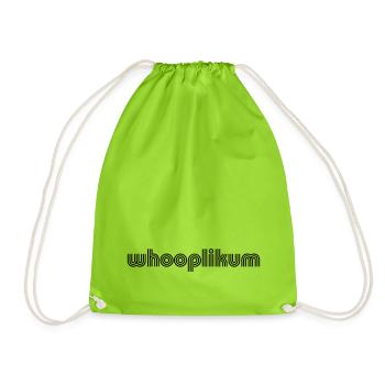 whooplikum - Drawstring Bag - neon green - Front