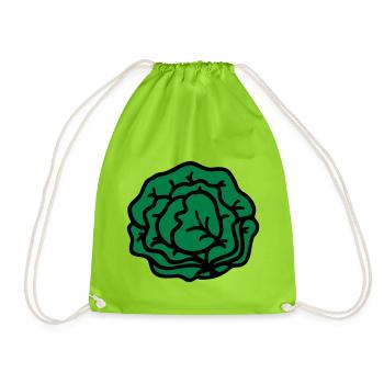 Salade salade - Légumes - Sac de sport léger - vert néon - Devant