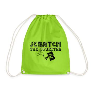 Scratch - Drawstring Bag - neon green - Front