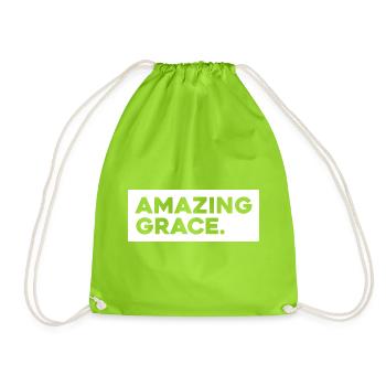 Jesus Christ of Nazareth Faith Bible Jesus - Drawstring Bag - neon green - Front