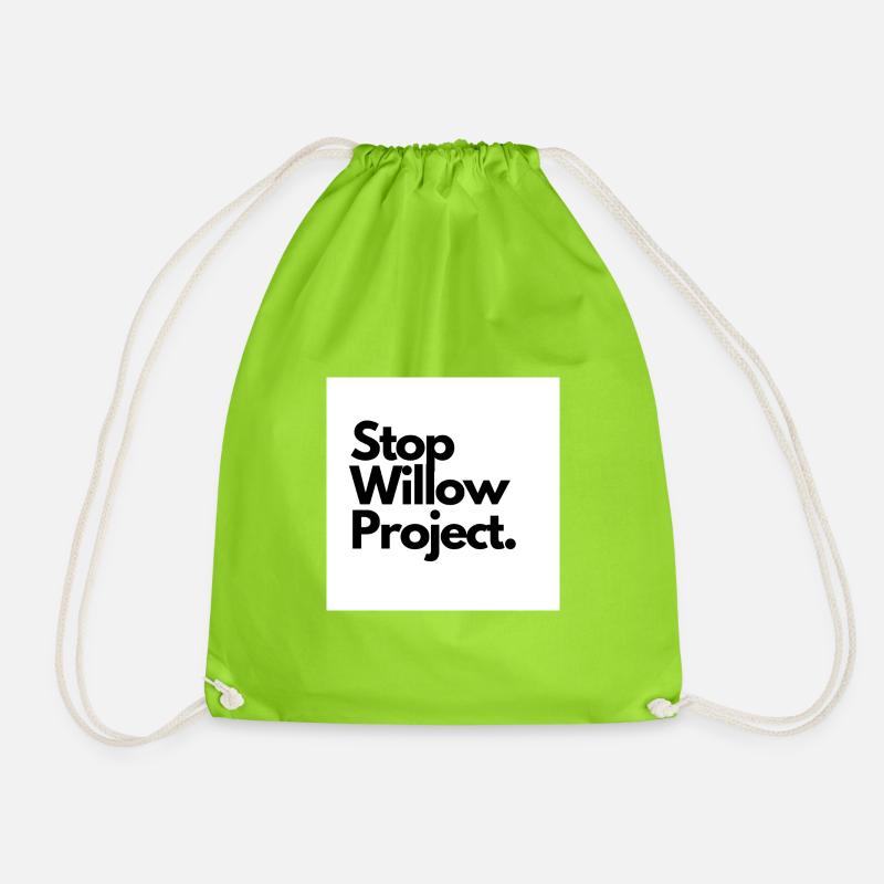 StopWillowProject - Turnbeutel - Neongrün