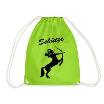 Sagittaire - Sac de sport léger - vert néon - Devant