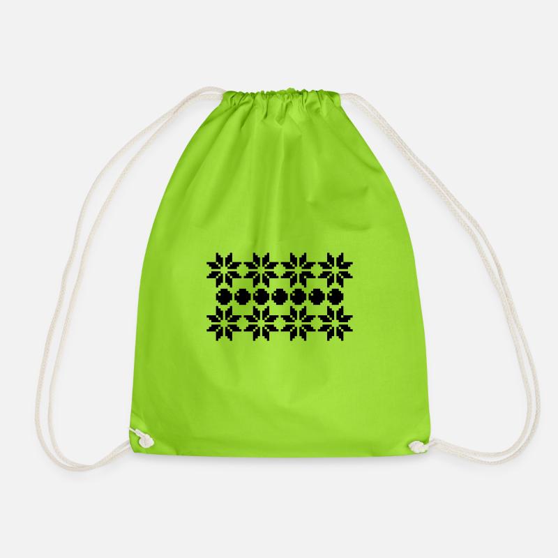 ugly christmas design - Turnbeutel - Neongrün