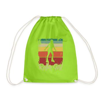 Roller Girl Rollerblades - Drawstring Bag - neon green - Front