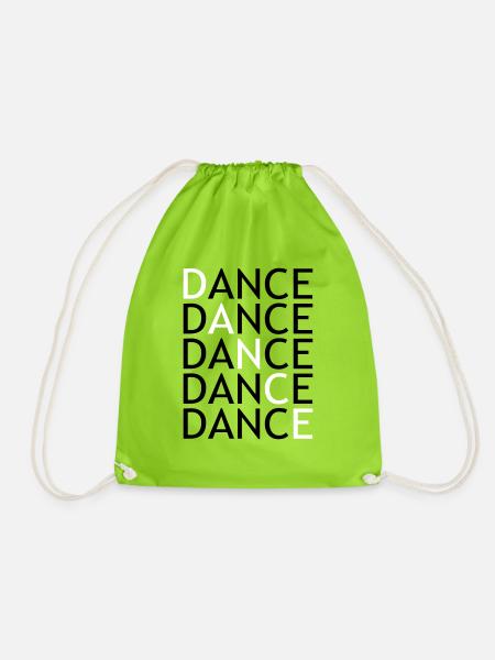 DANCE - Turnbeutel - Neongrün