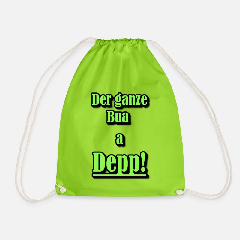 The whole Bua a dork! - Drawstring Bag - neon green