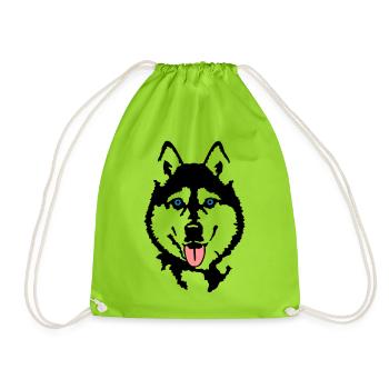 Husky - Sac de sport léger - vert néon - Devant