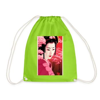 Geisha 6 - Sac de sport léger - vert néon - Devant