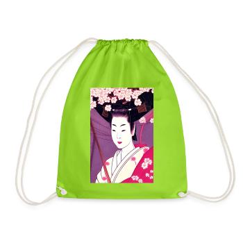 Geisha 4 - Sac de sport léger - vert néon - Devant