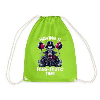 Vampire Circus Fang-tastic - Drawstring Bag - neon green - Front