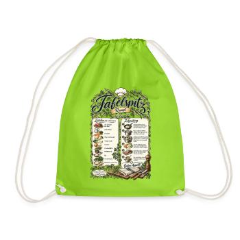 Tafelspitz Rezept – Tradition die schmeckt - Turnbeutel - Neongrün - Vorne