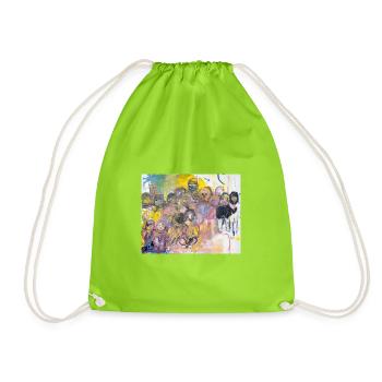 Children? - Drawstring Bag - neon green - Front