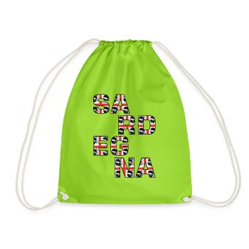 Sardegna - Drawstring Bag - neon green - Front